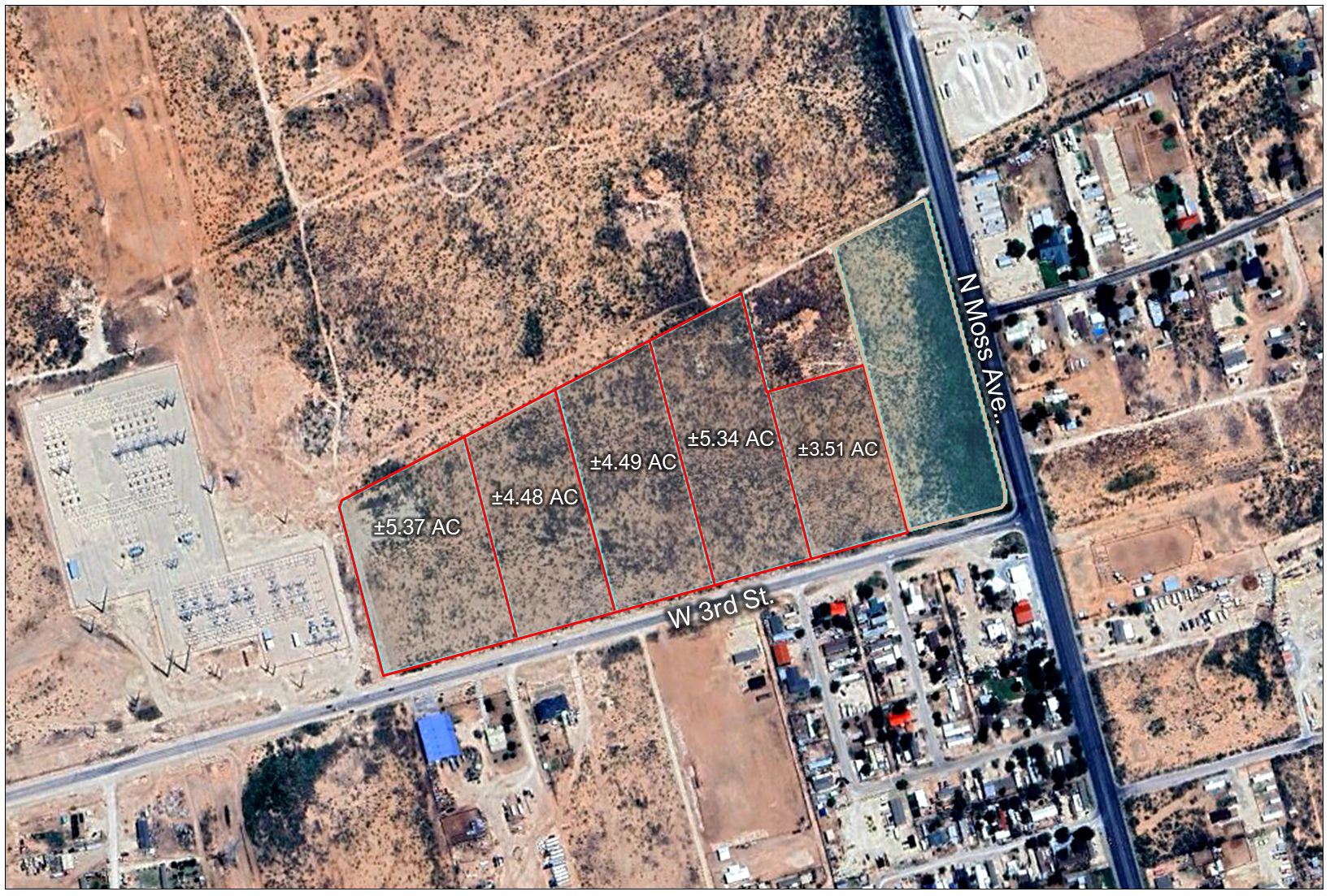 3rd Street St, Odessa, TX for sale Aerial- Image 1 of 3