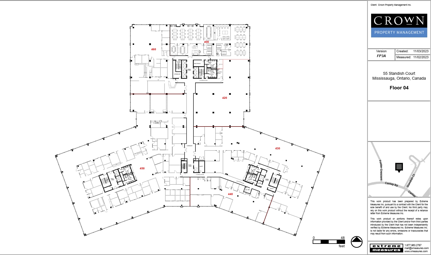55 Standish Ct, Mississauga, ON for lease Floor Plan- Image 1 of 1
