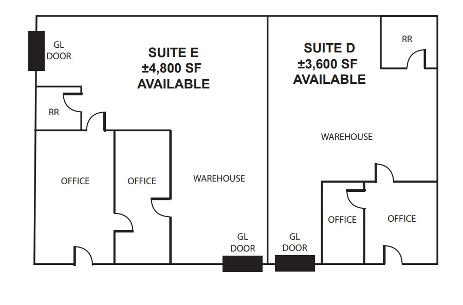 10183 Croydon Way, Sacramento, CA for lease Floor Plan- Image 1 of 2