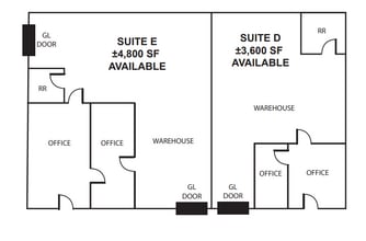 10183 Croydon Way, Sacramento, CA for lease Floor Plan- Image 1 of 2