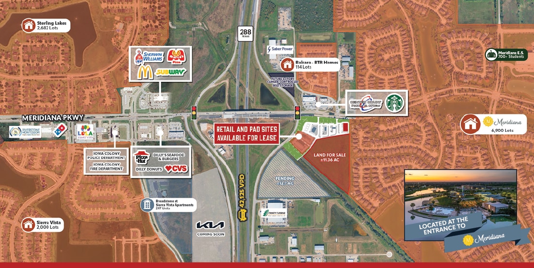 Meridiana Pky, Rosharon, TX for lease Primary Photo- Image 1 of 6