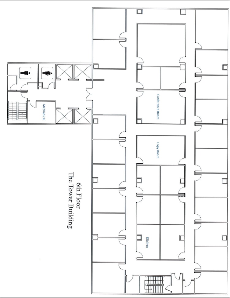 323 Center St, Little Rock, AR à louer Plan d’étage- Image 1 de 1