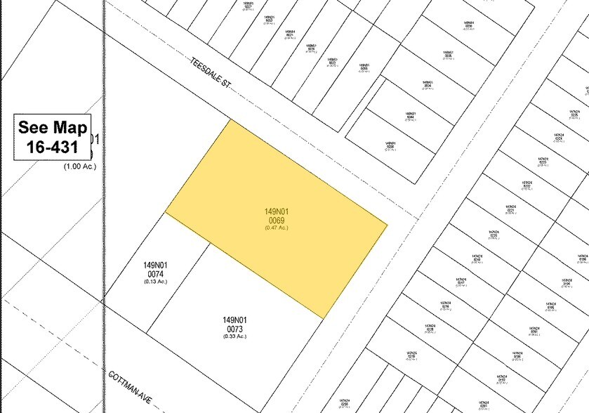 1730-1736 Teesdale St, Philadelphia, PA à vendre - Plan cadastral - Image 2 de 7