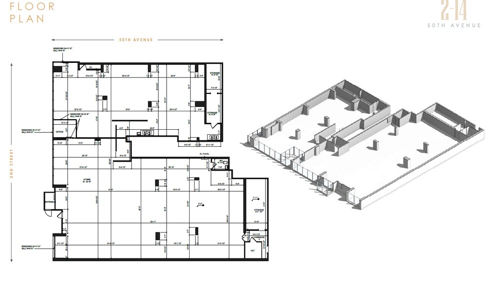 2-14 50th Ave, Long Island City, NY à louer - Plan d’étage - Image 3 de 6