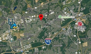 2860 Ogletown Rd, Newark, DE - Aérien  Vue de la carte