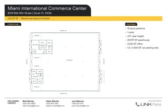 7950-7966 NW 14th St, Miami, FL à louer Plan de site- Image 1 de 1