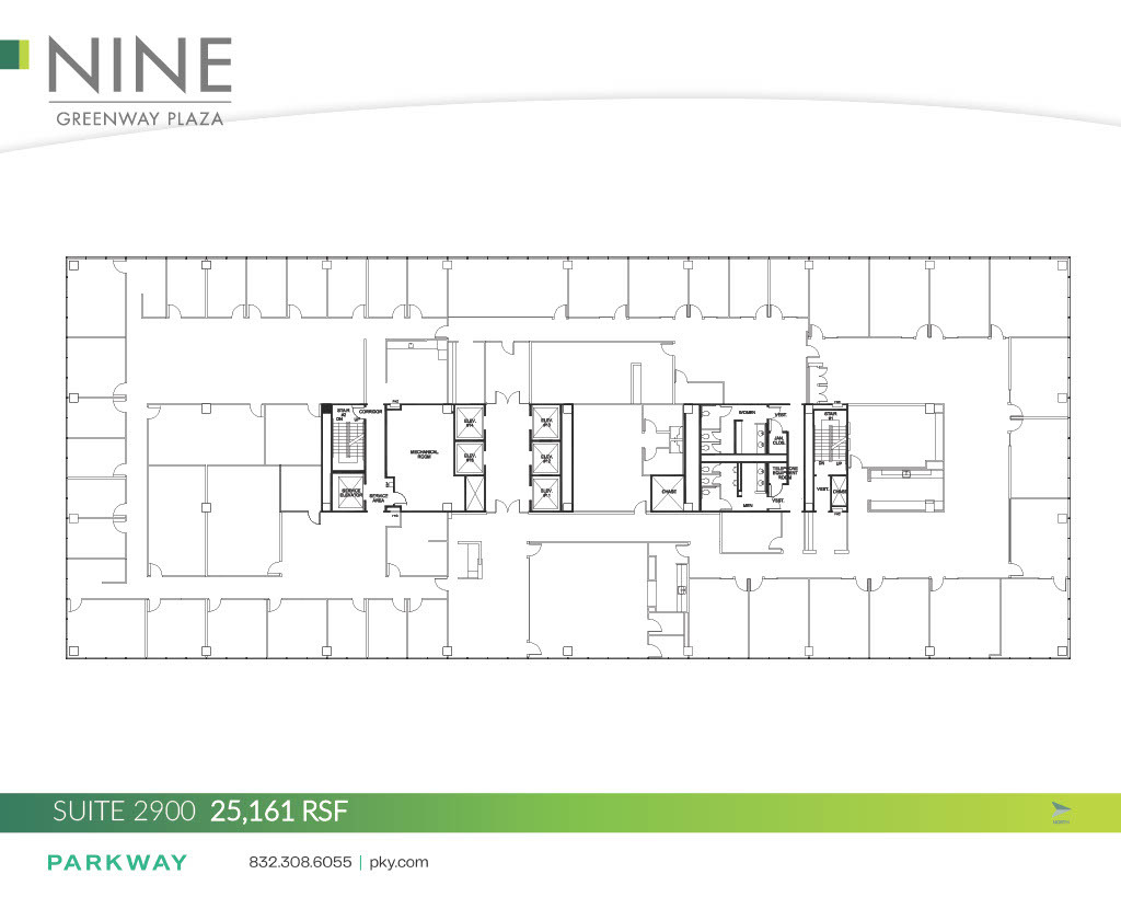 9 Greenway Plz, Houston, TX à louer Plan d  tage- Image 1 de 1