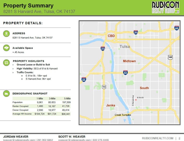 8281 S Harvard Ave, Tulsa, OK for lease - Other - Image 2 of 5