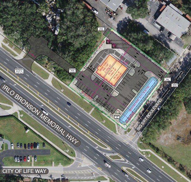 E Irlo Bronson Hwy, Kissimmee, FL à louer - Plan de site - Image 2 de 3