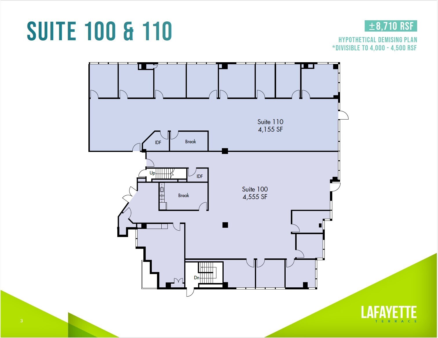 3697 Mount Diablo Blvd, Lafayette, CA à louer Plan d’étage- Image 1 de 1