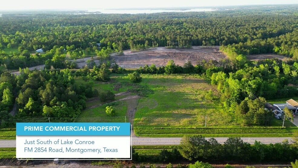 FM 2854, Conroe, TX à vendre - Vidéo sur l’inscription commerciale - Image 2 de 10