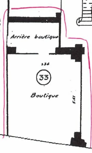 Retail in Paris for sale - Floor Plan - Image 2 of 2