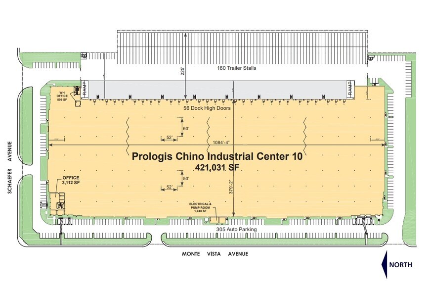 13799 Monte Vista Ave, Chino, CA à louer - Plan de site - Image 1 de 1