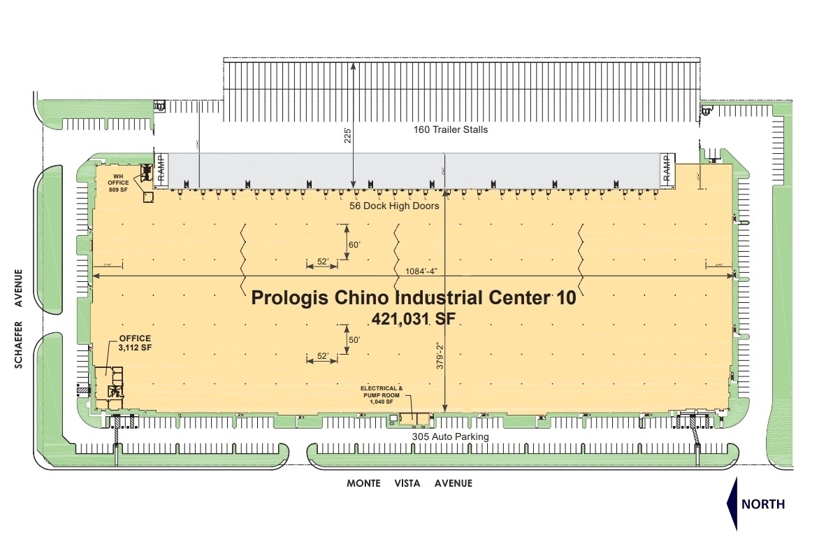 13799 Monte Vista Ave, Chino, CA for lease Site Plan- Image 1 of 2
