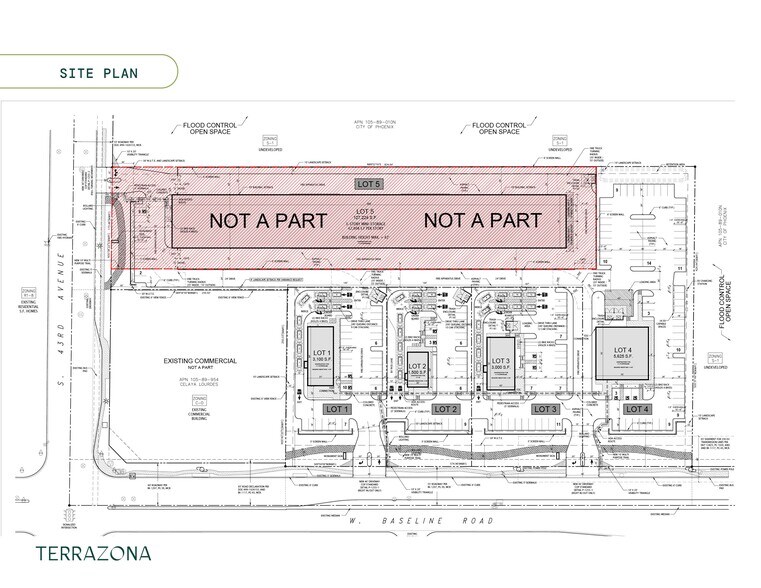 NEC 43rd & Baseline Rd, Laveen, AZ à vendre - Plan cadastral - Image 3 de 5