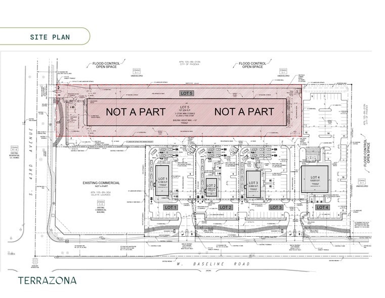 NEC 43rd & Baseline Rd, Laveen, AZ for sale - Plat Map - Image 3 of 5
