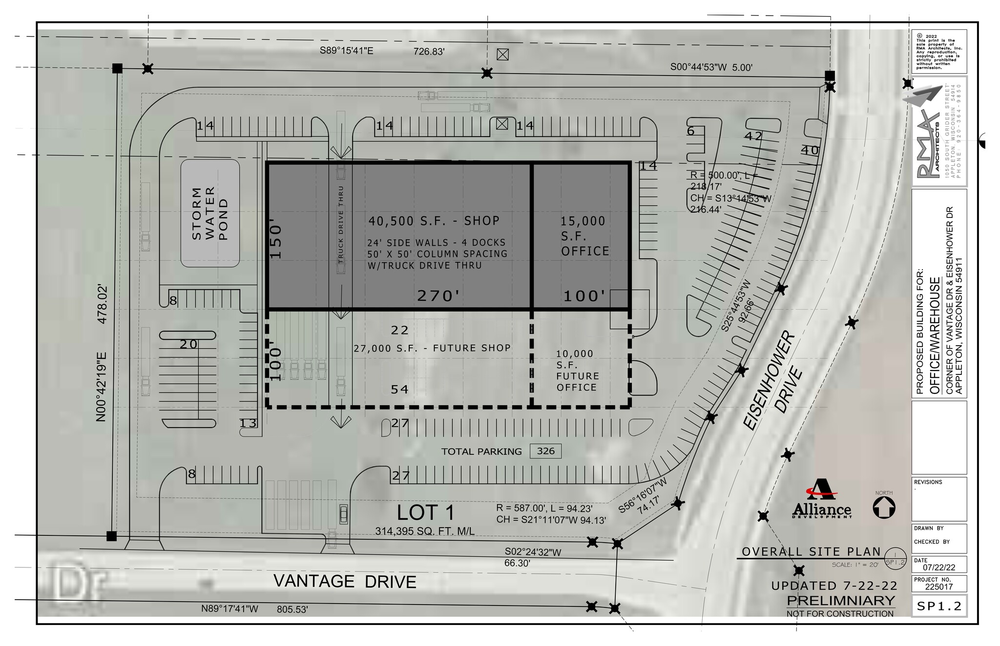 Vantage Dr, Appleton, WI for lease Site Plan- Image 1 of 1