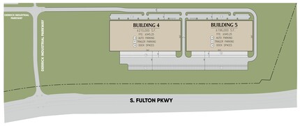 S Fulton Pky, Union City, GA à louer Plan de site- Image 2 de 2