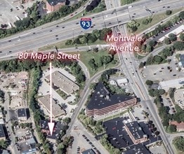 80 Maple St, Stoneham, MA - AERIAL map view