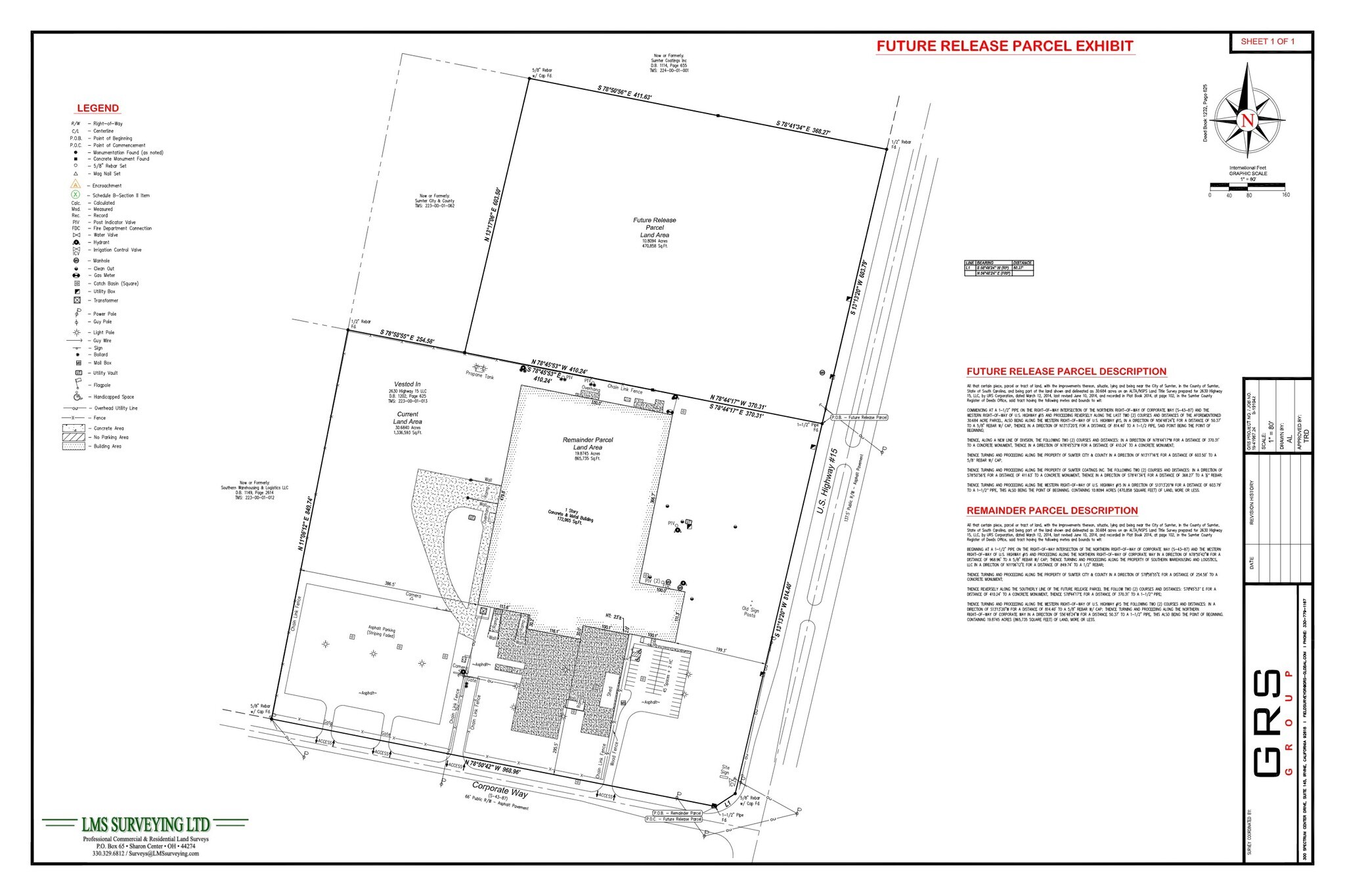 US 15, Sumter, SC for lease Site Plan- Image 1 of 3