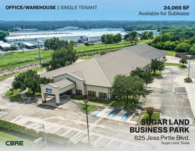 Plus de détails pour 625 Industrial Blvd, Sugar Land, TX - Industriel à louer