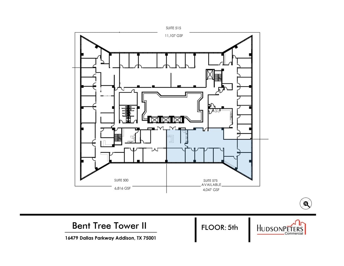 16479 Dallas Pky, Addison, TX 75001 - Unité 575 - - Plan d’étage - Image 1 of 1