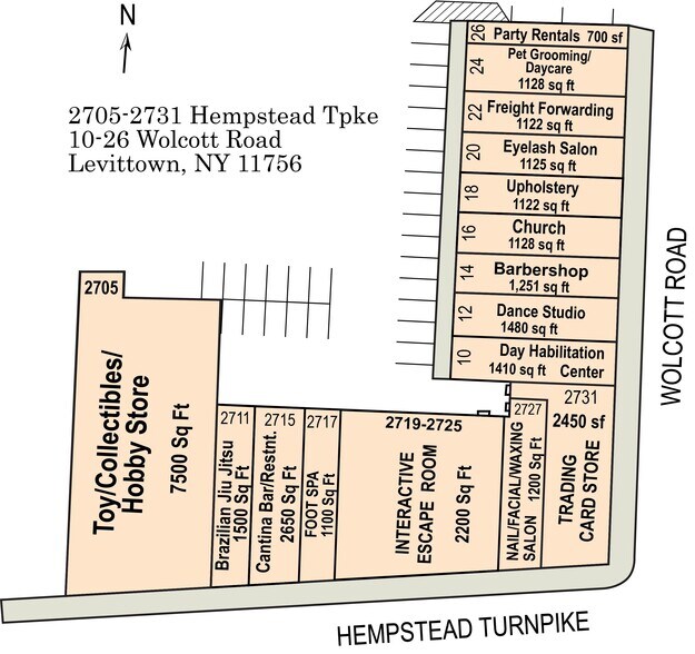 2705-2731 Hempstead Tpke, Levittown, NY à vendre - Photo du bâtiment - Image 2 de 7