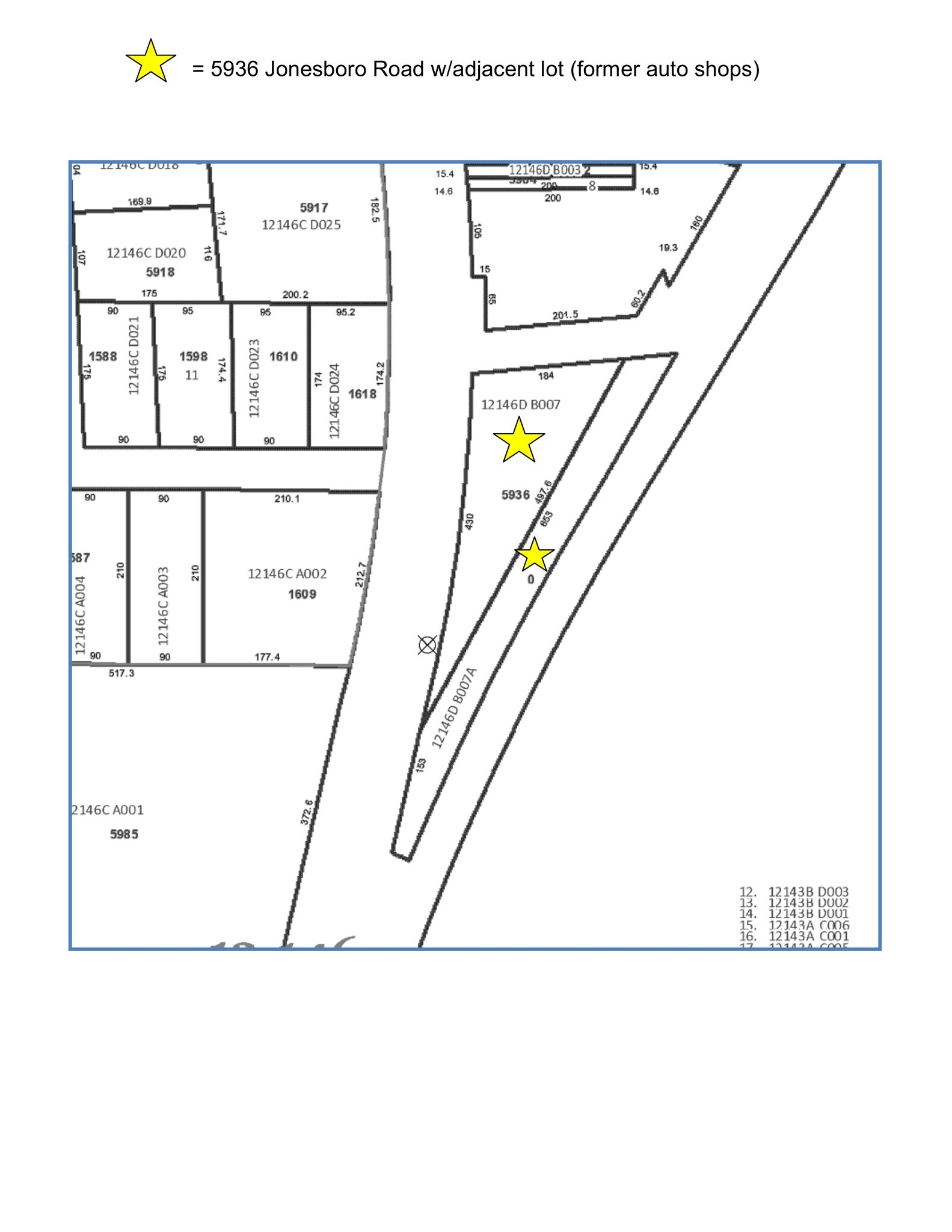 5936 Jonesboro Rd, Morrow, GA for lease Site Plan- Image 1 of 8