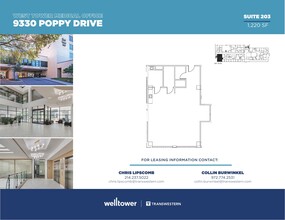 9330 Poppy Dr, Dallas, TX for lease Floor Plan- Image 1 of 1