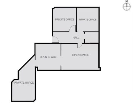 390 E Devon Ave, Roselle, IL à louer Plan d’étage- Image 1 de 1