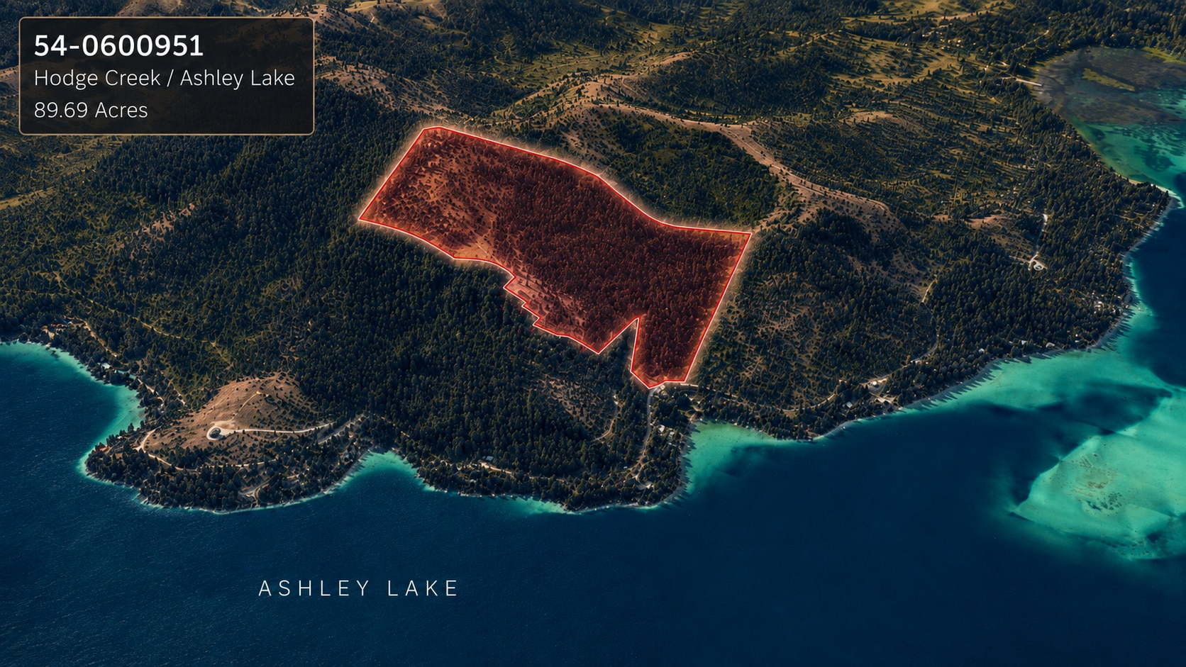 Hodge Creek Timberland Near Ashley Lake, Kalispell, MT for sale Aerial- Image 1 of 6