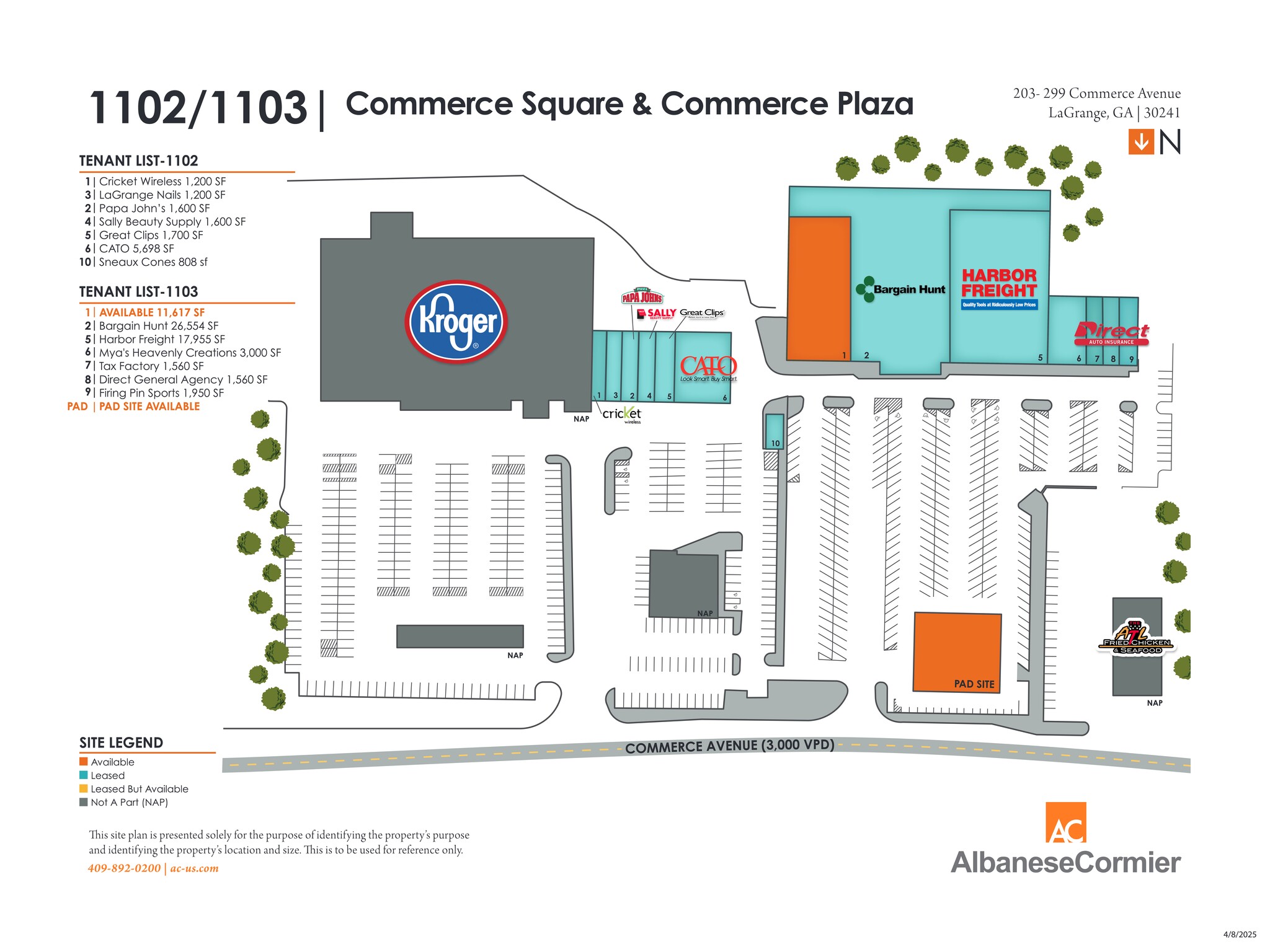 299 Commerce Ave, Lagrange, GA for lease Site Plan- Image 1 of 1