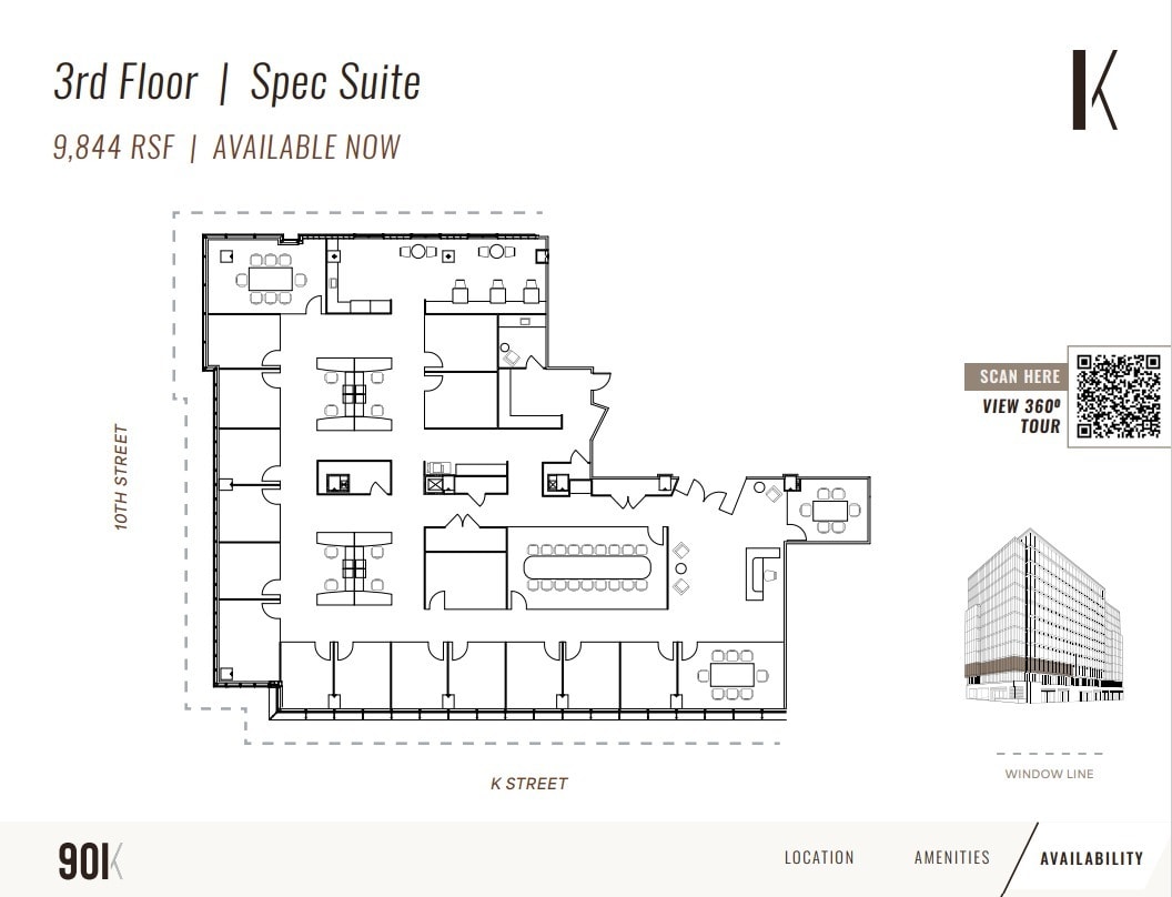 901 K St NW, Washington, DC for lease Floor Plan- Image 1 of 1
