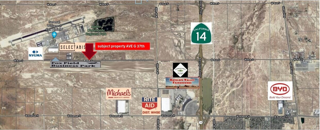 0 Avenue G & Great Western St, Lancaster, CA à vendre Photo du bâtiment- Image 1 de 9