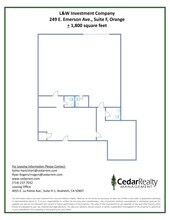249 E Emerson Ave, Orange, CA for lease Site Plan- Image 1 of 1
