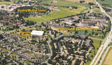 900 W Governor Rd, Hershey, PA - AERIAL  map view