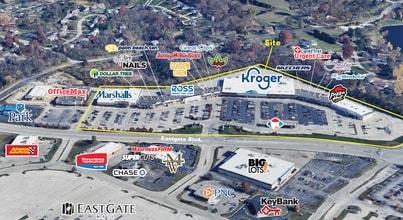 4530 Eastgate Blvd, Cincinnati, OH - Aérien  Vue de la carte - Image1