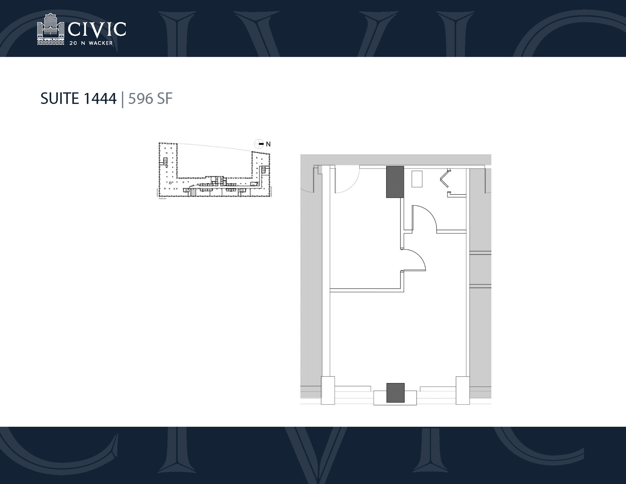 20 N Wacker Dr, Chicago, IL for lease Floor Plan- Image 1 of 1