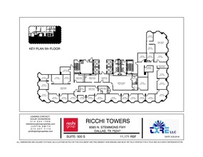 8585 N Stemmons Fwy, Dallas, TX à louer Plan d  tage- Image 1 de 1