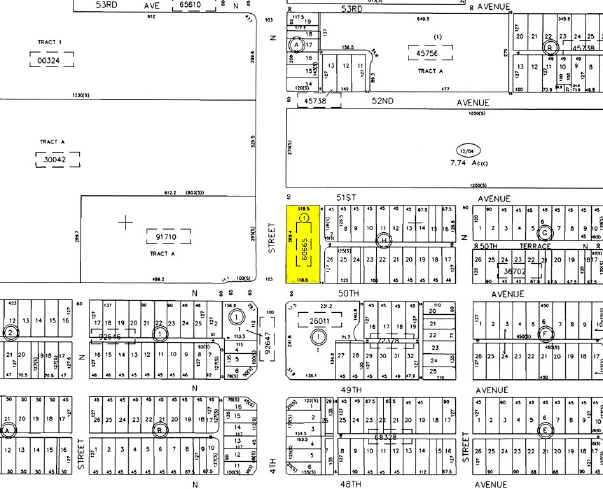 5001 4th St N, Saint Petersburg, FL for lease - Plat Map - Image 3 of 7