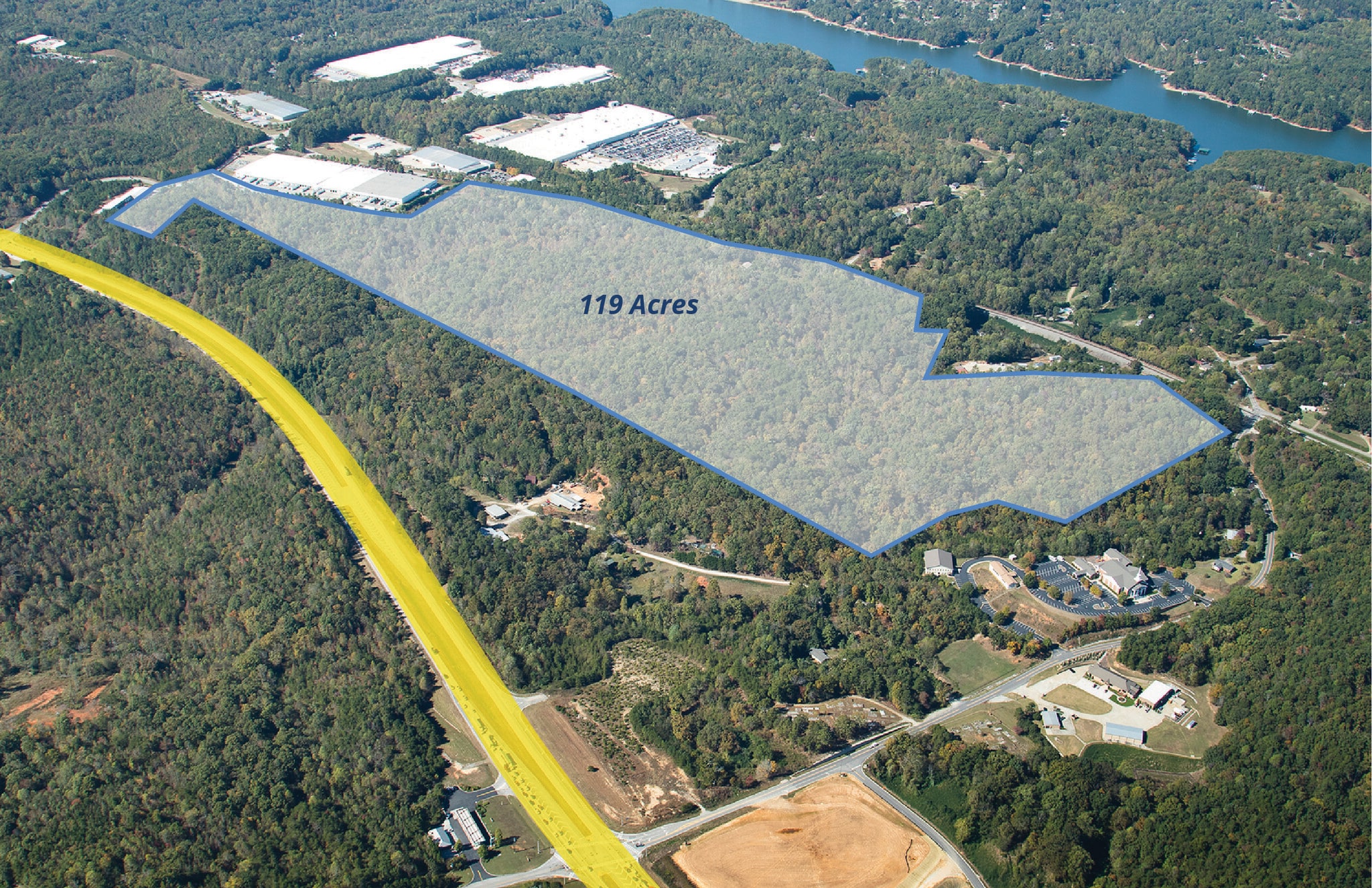 2862 White Sulphur Rd, Gainesville, GA for sale Aerial- Image 1 of 5