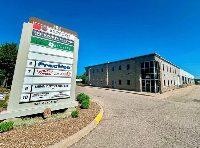Plus de détails pour 389 Clyde Rd, Cambridge, ON - Industriel à louer