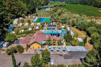 16590 River Rd, Guerneville, CA - AERIAL map view