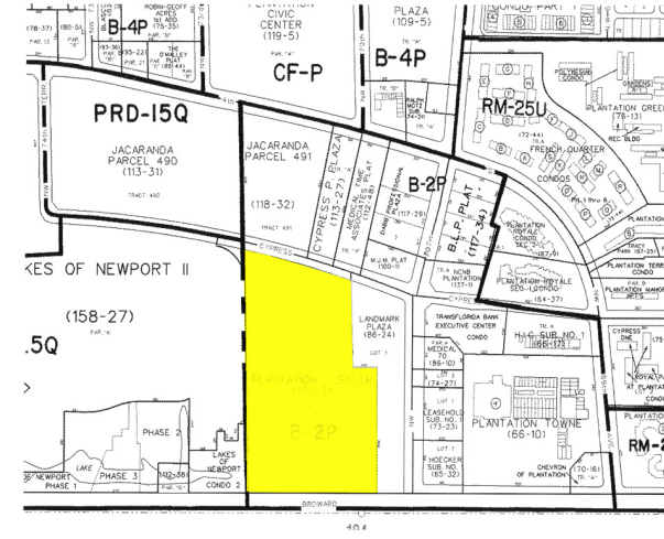 7007-7053 W Broward Blvd, Plantation, FL à vendre - Plan cadastral - Image 1 de 1