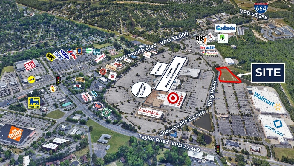 2448 Chesapeake Square Ring Rd, Chesapeake, VA for sale - Building Photo - Image 1 of 2