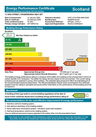 Plus de détails pour 73 High St, Fraserburgh - Commerce de détail à louer