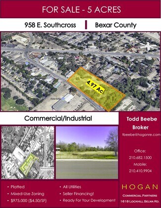 More details for 958 Southcross, San Antonio, TX - Land for Sale