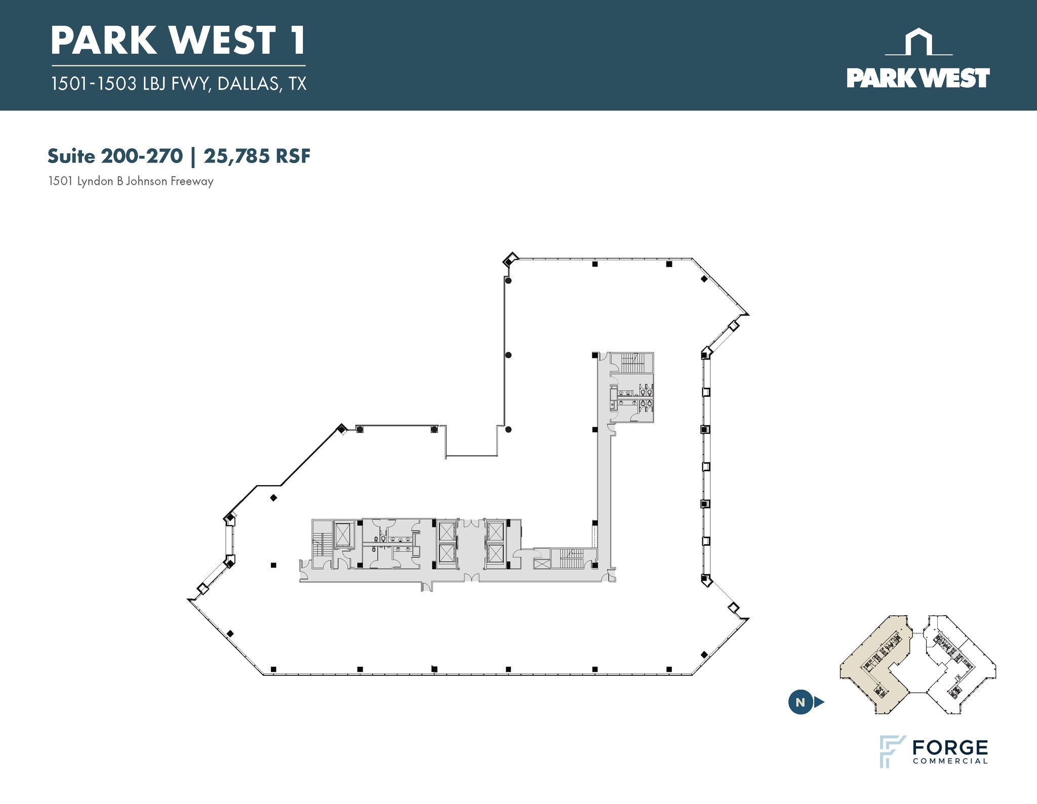 1501-1507 Lyndon B Johnson Fwy, Dallas, TX for lease Floor Plan- Image 1 of 1