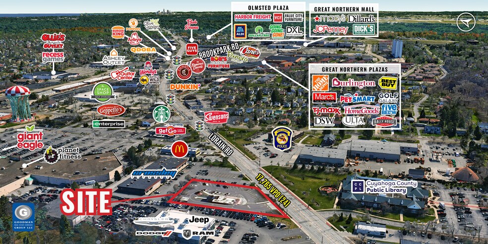 27350 Lorain Rd, North Olmsted, OH à vendre - Aérien - Image 2 de 11