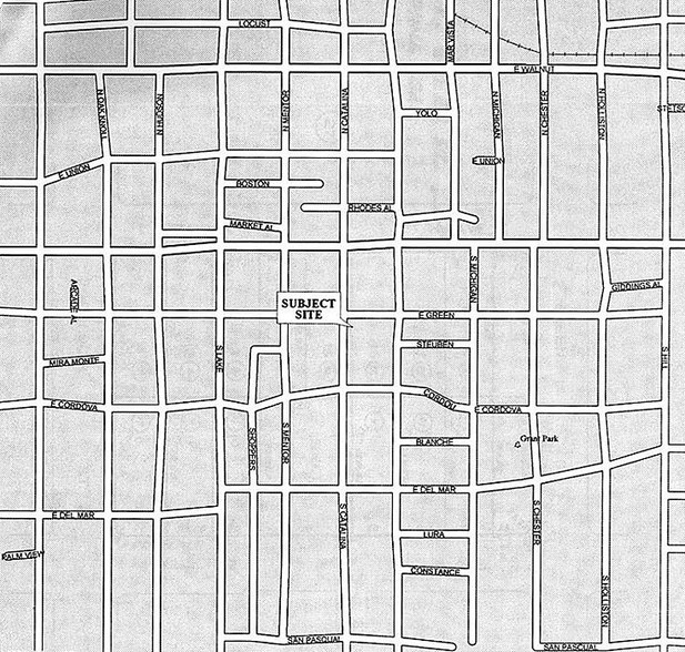 1030 E Green St, Pasadena, CA for sale - Site Plan - Image 1 of 1